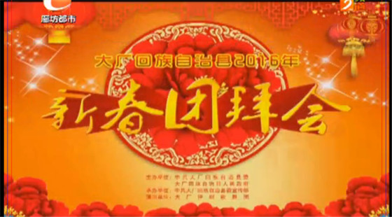 大廠回族自治縣2016年新春團(tuán)拜會(huì)