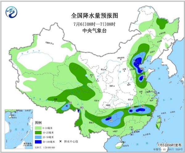 東北華北雷雨伴強對流 南方將迎更強降雨