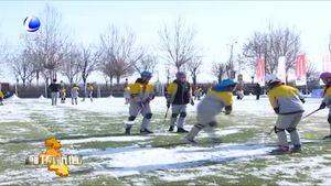 河北省“百縣百校萬人同日上冰雪”活動和廊坊市“百鄉(xiāng)千校百萬人”冰雪進校園大聯(lián)歡活動啟動