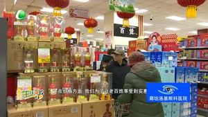 春節(jié)將至年味濃 年貨商品琳瑯滿目